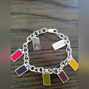 Coach Tag Braclet sterling silver